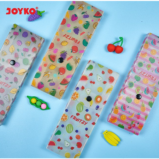 

TEMPAT KOTAK PENSIL PLASTIK BUAH FRUITY MEREK JOYKO 1 PCS
