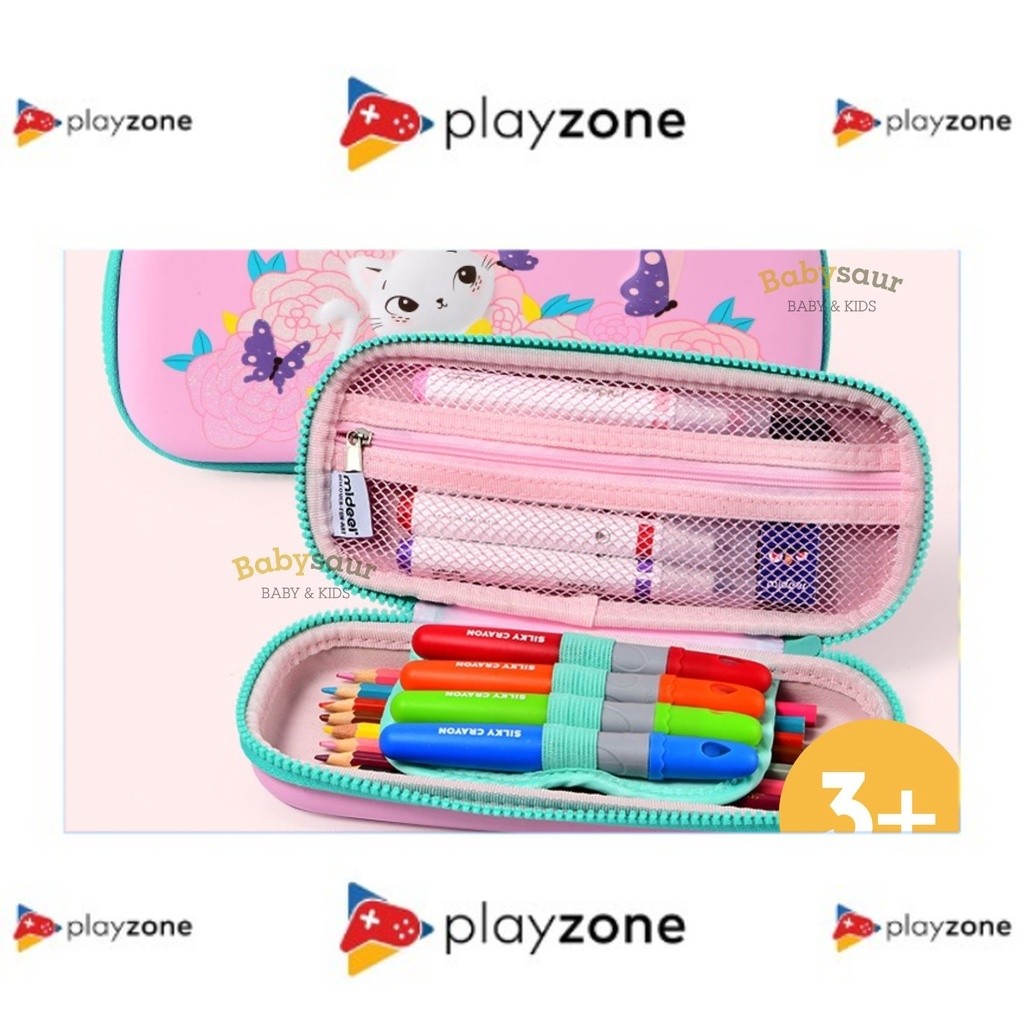 

3D Pencil Case Box Kotak Pensil Tempat Pinsil Anak Alat Tulis Perlengkapan Sekolah Anak Perempuan