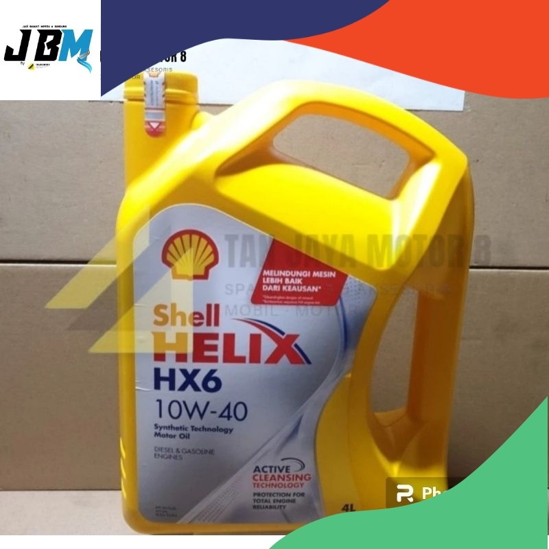 OLI MOBIL SHELL HELIX HX6 10W-40 4 LITER