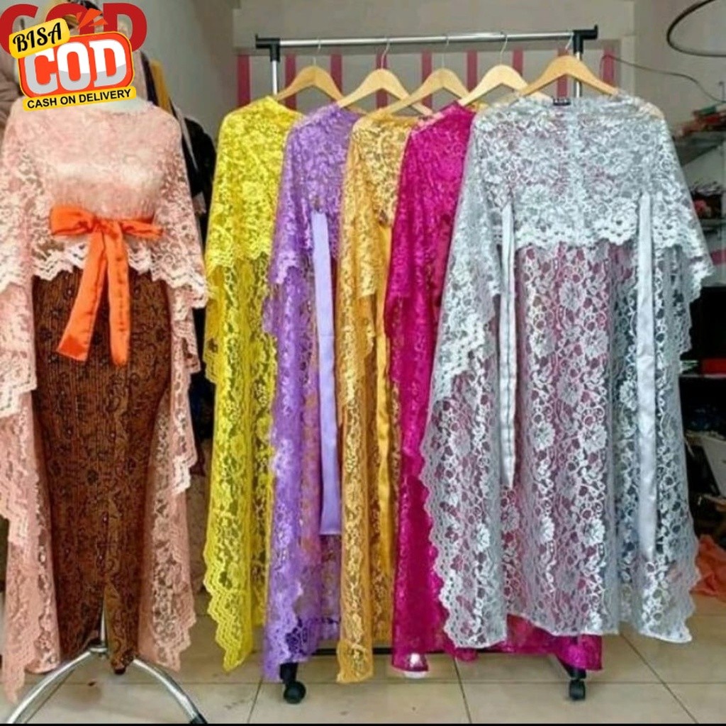 cape brokat panjang, outer brokat premium, baju kondangan, long cape, outer cape