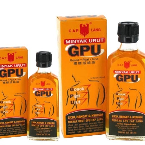 Minyak Urut GPU 30 ml dan 60 ml Termurah