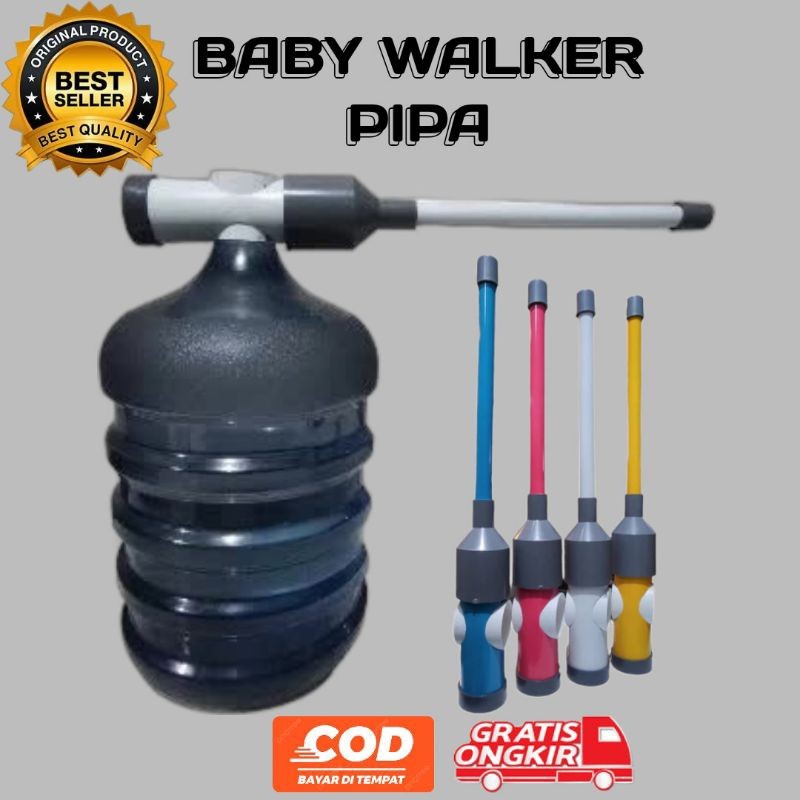 Push Walker Pipa Paralon Galon , Baby Walker Pipa Paralon Galon , alat Bantu Jalan Bayi Murah Meriah