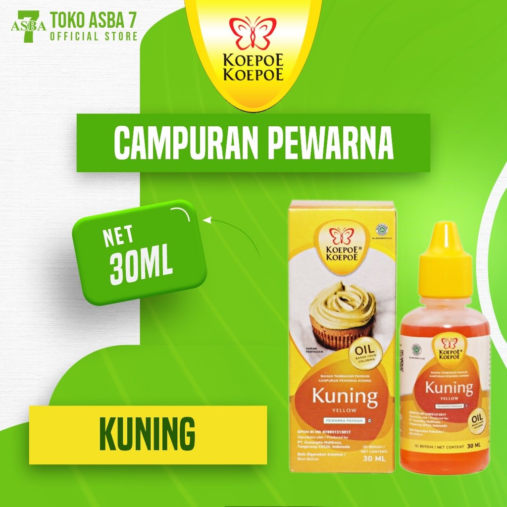 

KOEPOE KOEPOE PEWARNA PANGAN KUNING OIL 30ML