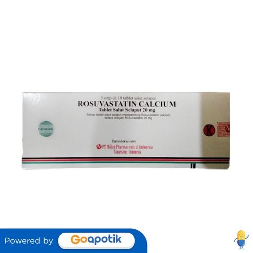 Rosuvastatin Nulab 20 Mg Box 30 Tablet