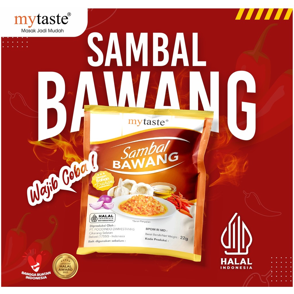 

My Taste Sambal Bawang 22 Gram - Sambal Instan