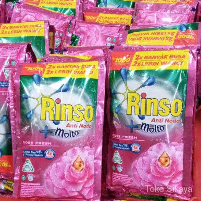 

Rinso Liquid Cair Sachet 38 mL Isi 12pcs