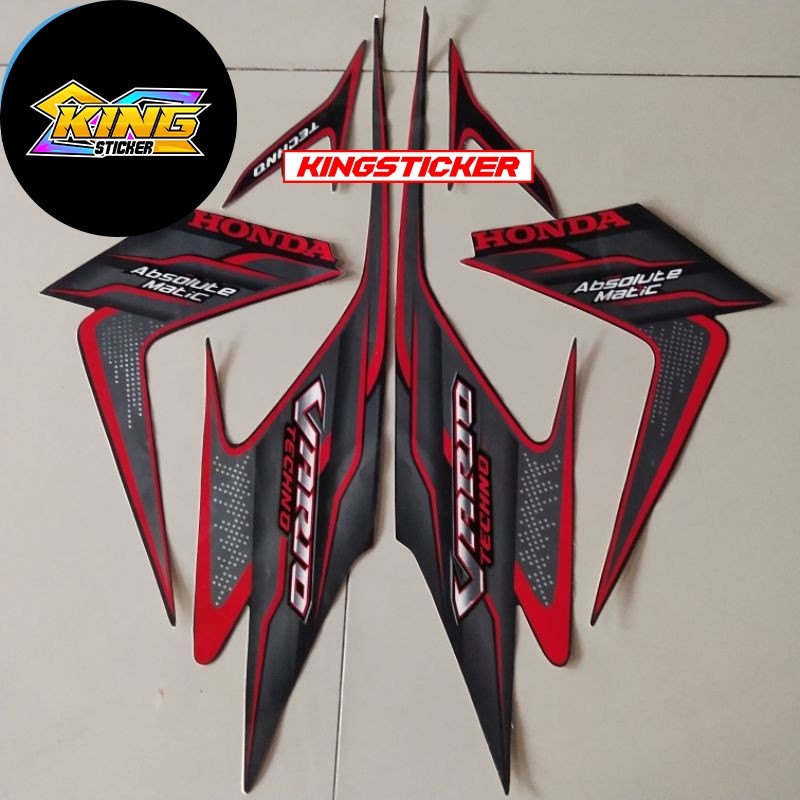 Striping Vario Techno 110 Karbu 2010 Hitam