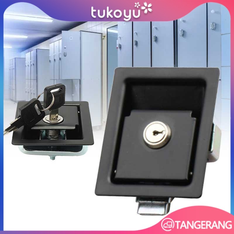 9x7cm Door Lock Genset / Door Lock Kunci Pintu Hitam Sedang Genset Panel