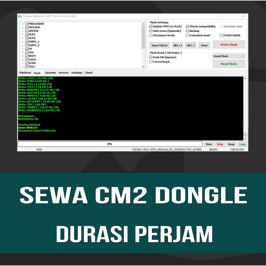 RENTAL CM2 DONGLE