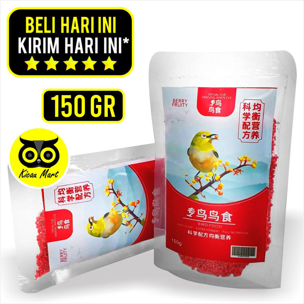 KICAU MART PAKAN BURUNG PLECI BERRY FRUITY PROBIRD VOER PUR MINI PELET MAKANAN CUCAK BEO GELATIK WAM