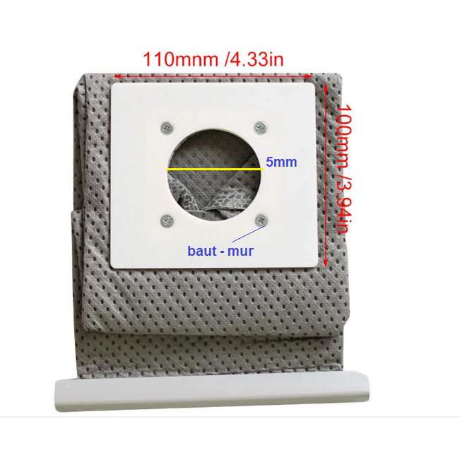 Vacuum Cleaner Dust Bag untuk Sanyo dan lainnya Kantong Debu - Type 2