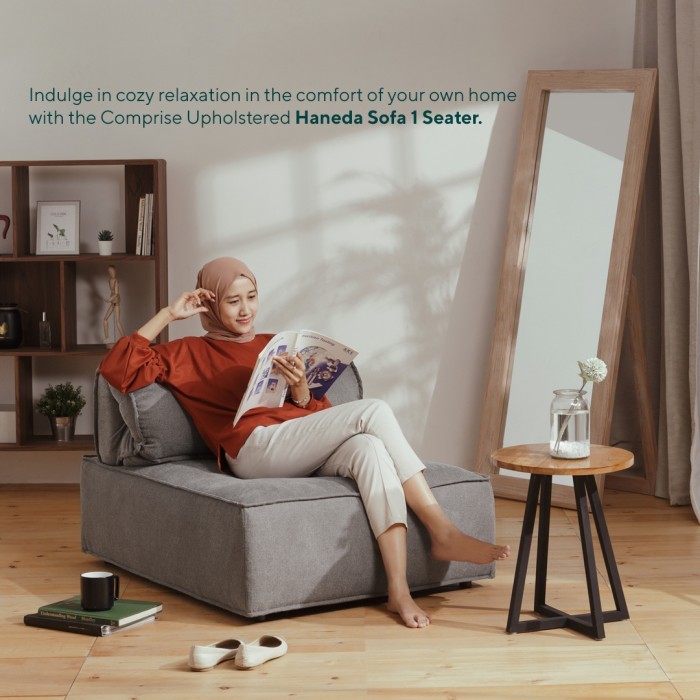 ISIRUMA - Sofa Tamu Santai Minimalis 1 Dudukan HANEDA Sofa 1 Seater