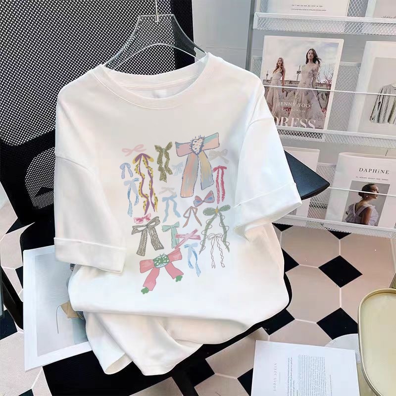 Kemeja lengan pendek wanita Kemeja oversized wanita... Kaos, 100% katun Kemeja lengan pendek wanita,