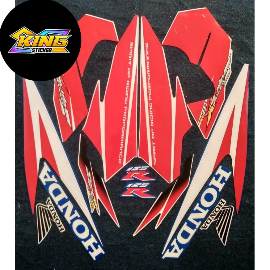 stiker striping honda supra x 125R 2006