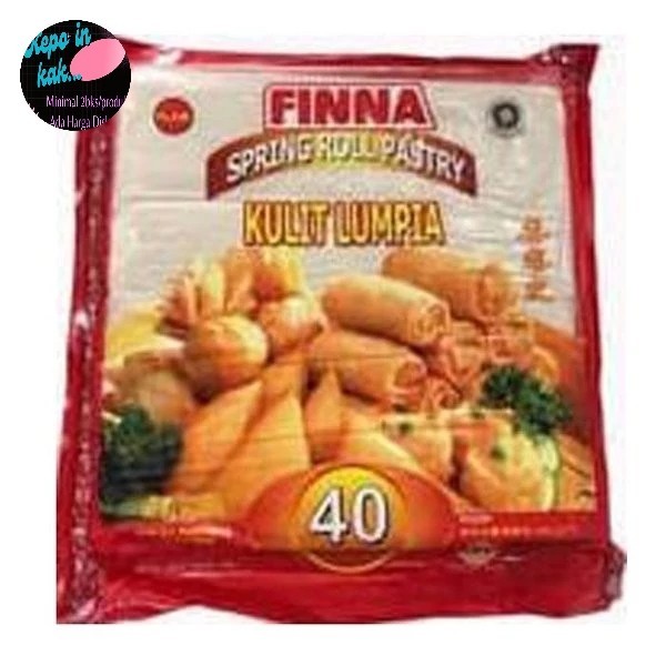 

FINNA SPRING ROLL PASTRY KULIT LUMPIA 215X215 550 GRAM ISI 40 LEMBAR
