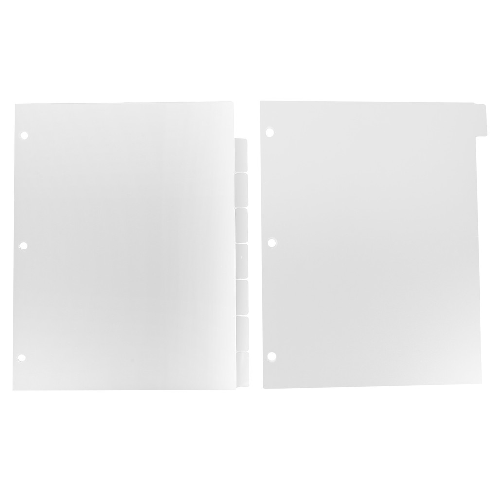 

Premium Pp Material Binder Dividers Separate Loose Leaf Tabs Office Supplies School Accessories Clear Separators For Filing