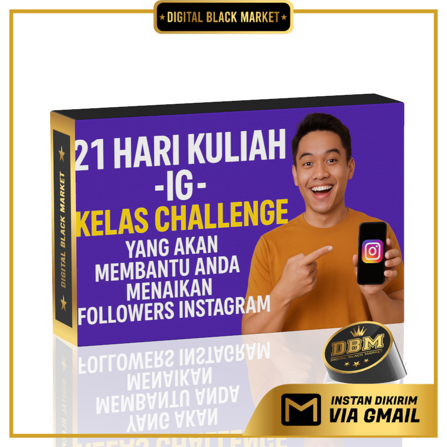 ID7002 - 21 Hari Kuliah Ig - Kelas Challenge Yang Akan Membantu Anda Menaikan Followers Instagram