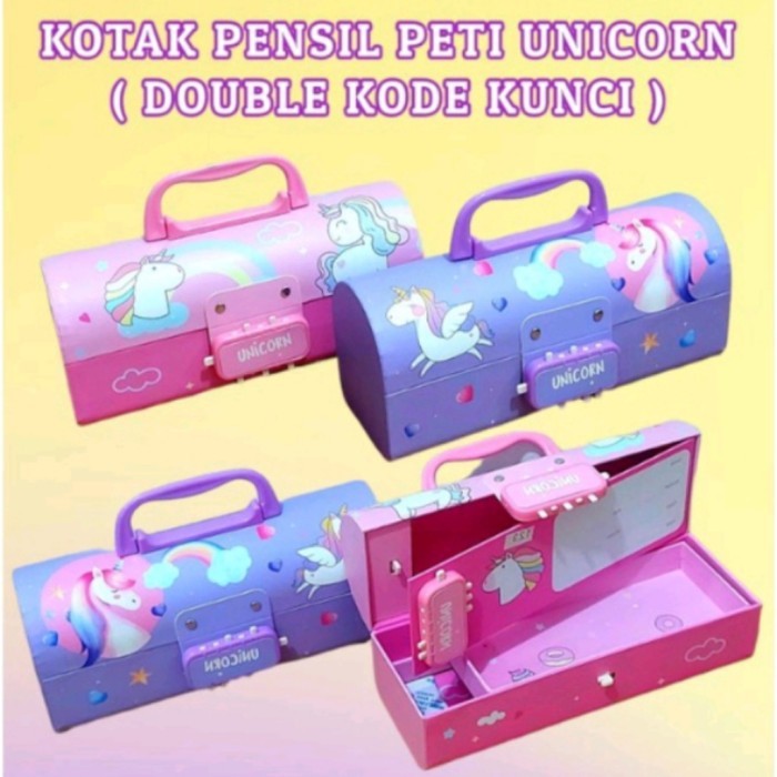

New Collection[PROMO]] Tempat pensil kode password unicorn, kpop/ Kotak pensil kode susun - BTS