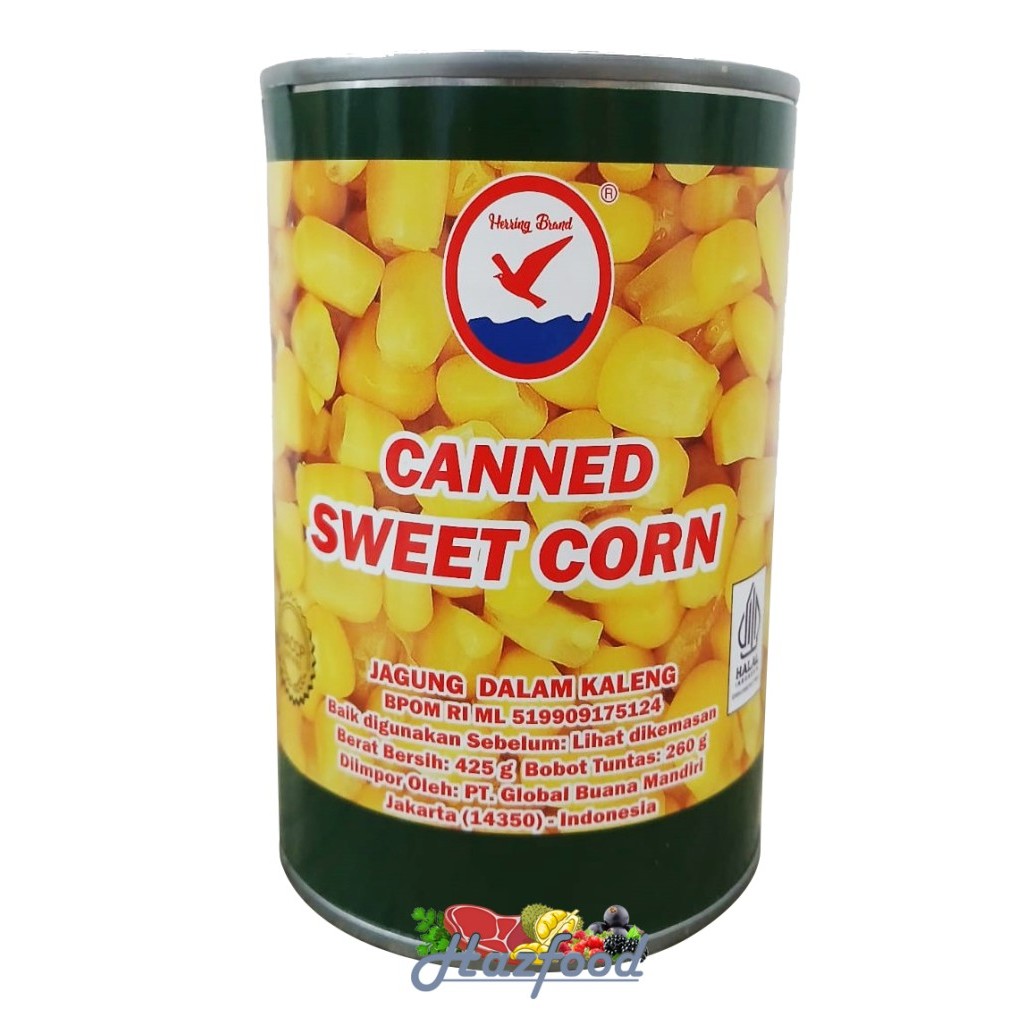 

Herring Brand Canned Sweet Corn / Jagung Manis Kaleng 425 gram