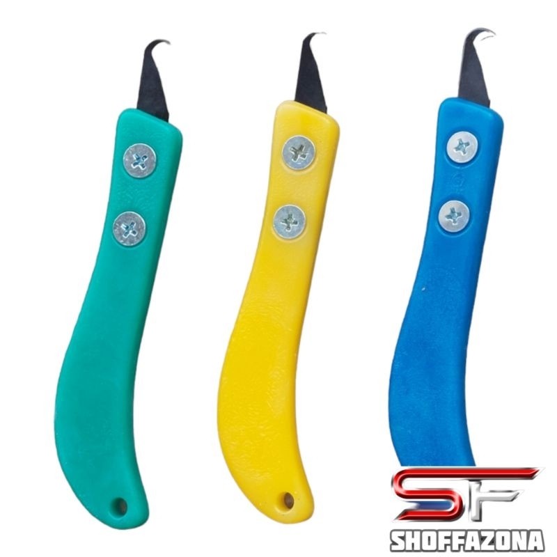 Pisau Raut Jalu Taji Ayam Kuat Tajam 2 Mata Pisau