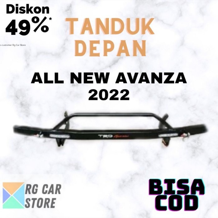 TANDUK DEPAN ALL NEW AVANZA 2022/BESI PELINDUNG BUMPER DEPAN AVANZA berkualitas