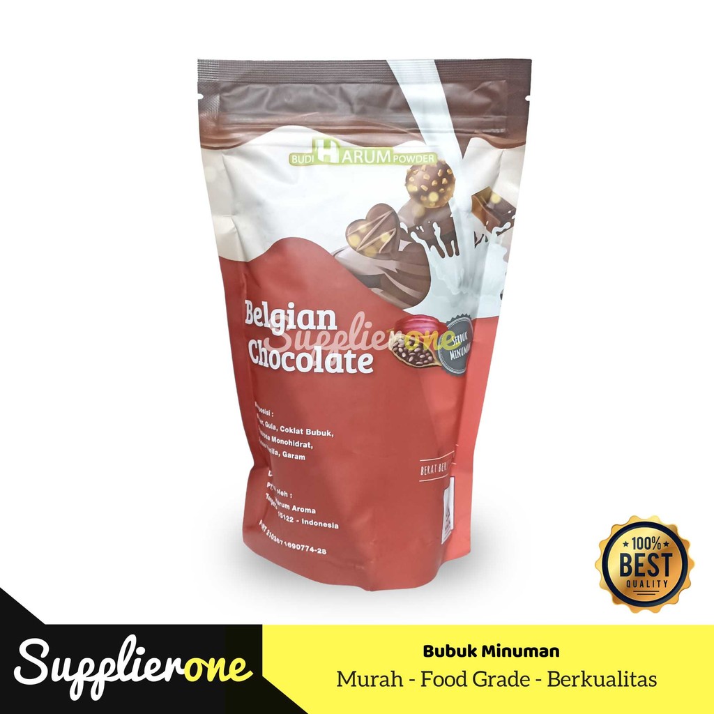 

Bubuk Minuman 500g / Budi Harum Powder Bubuk Minuman Boba/ Drink Powder / Belgian Cokelat Powder