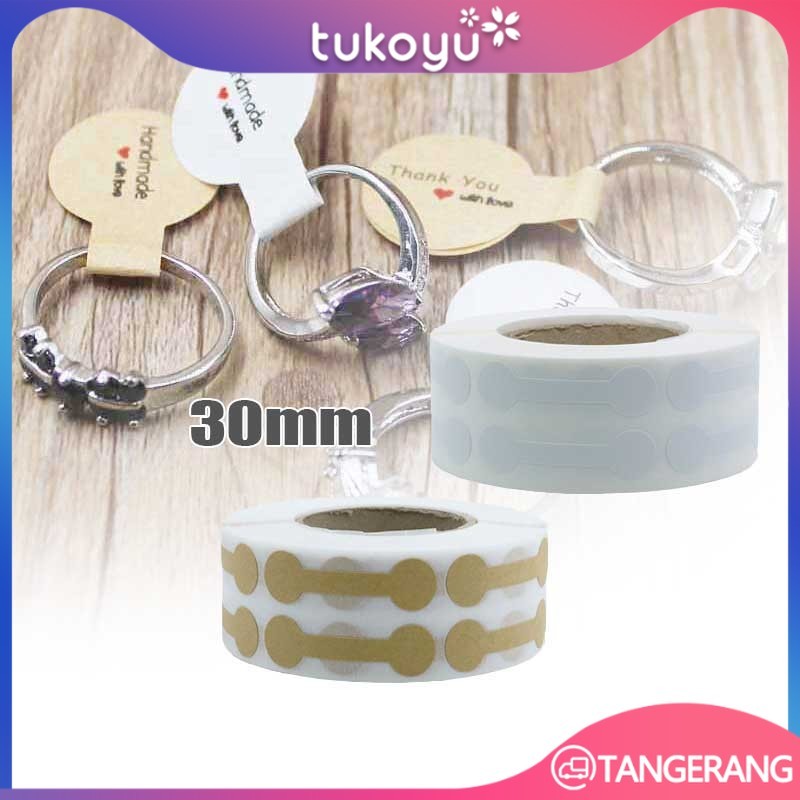 

500PCS Label Perhiasan Gantung Premium Stiker Harga Dumbell Tag Untuk Kalung Cincin Gelang