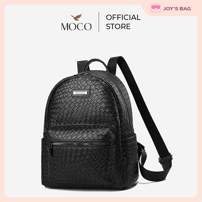 Crovia Bag - MOCO Fashion Tas Ransel Wanita Kulit Backpack Kuliah Sekolah Unisex Croco 8802-10