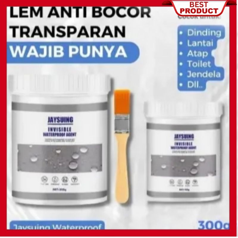 Lem Anti Bocor Transparant Lem Jaysuing Waterproof 100&300gr Original Jaysuing