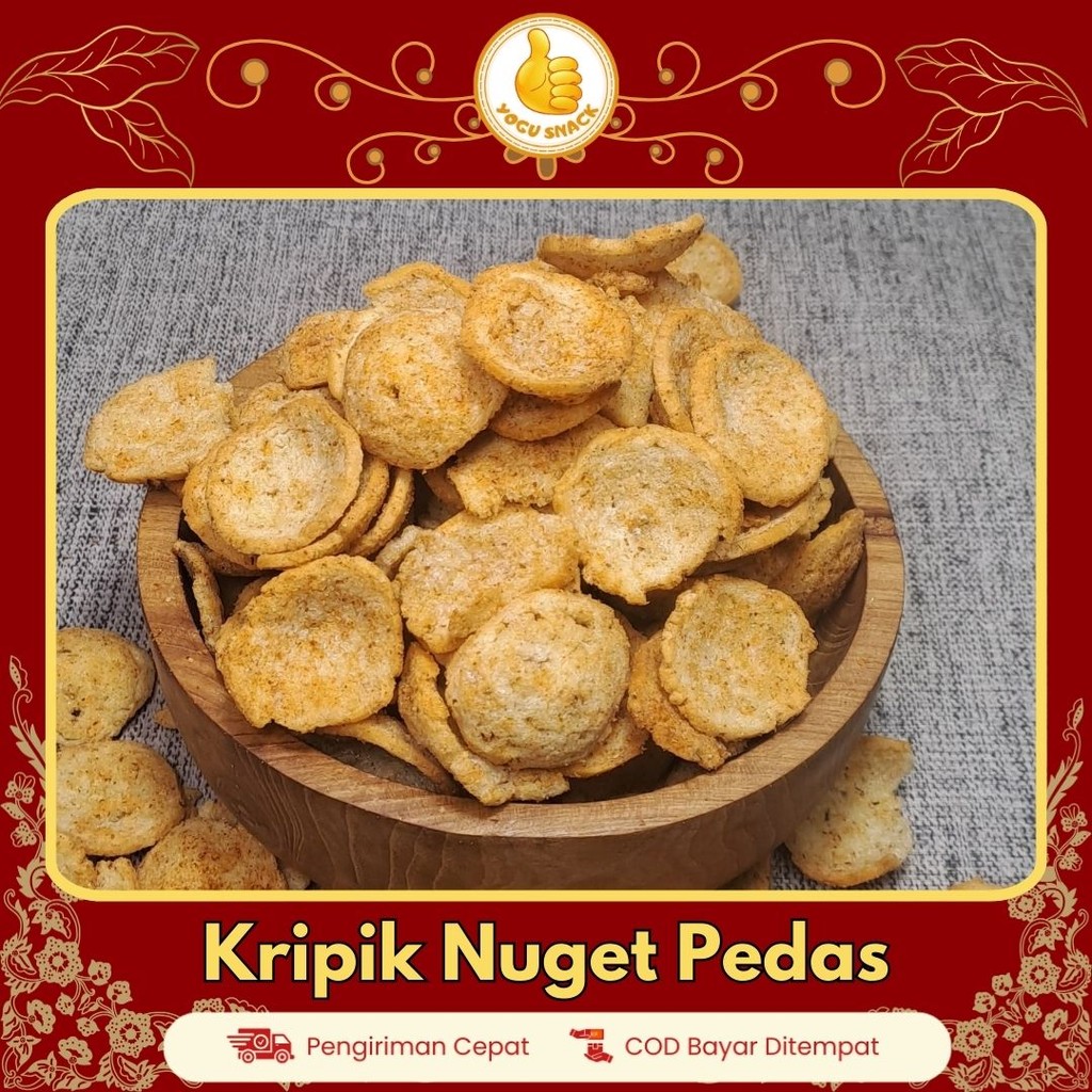 

Keripik Nuget Pedas Kemasan 250g 500g