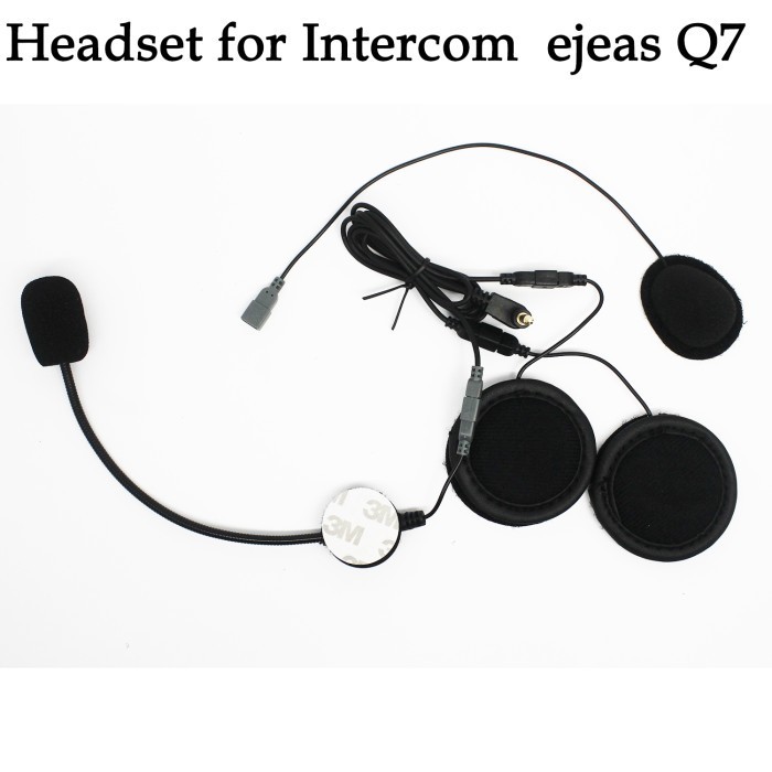 Headset & Clampkit&Charger for Intercom Ejeas Q7 - Clampkit