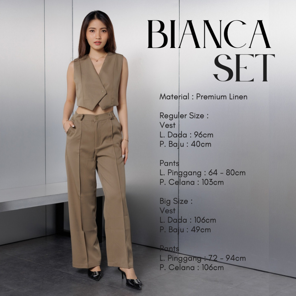 [FLASH SALE] Setelan Rompi Vest Wanita Jumbo One Set  BasicEveryday NOLS04