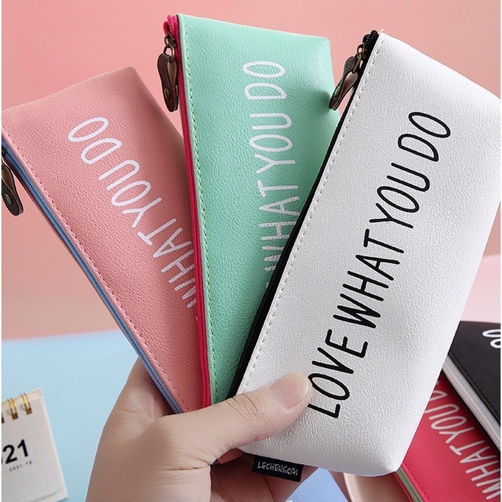 

Tas Pensil Tempat Alat Tulis Tempat Pulpen Dan Pensil Bahan PU New Trending 305