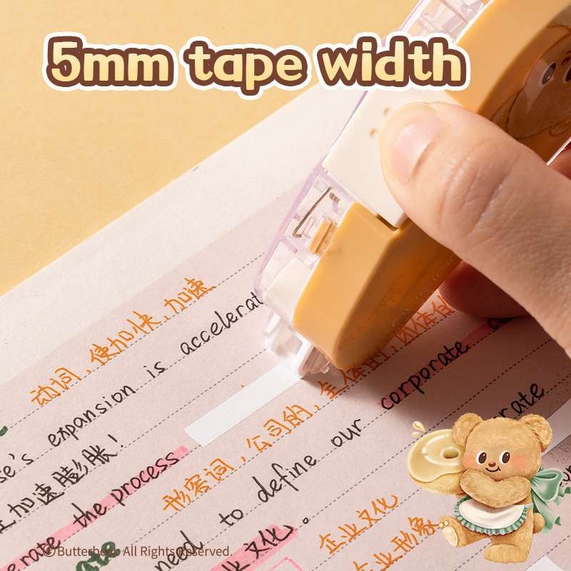 

Deli Butterbear Nusign Tipe Ex Tip-ex Correction Tape Lucu NS162-B