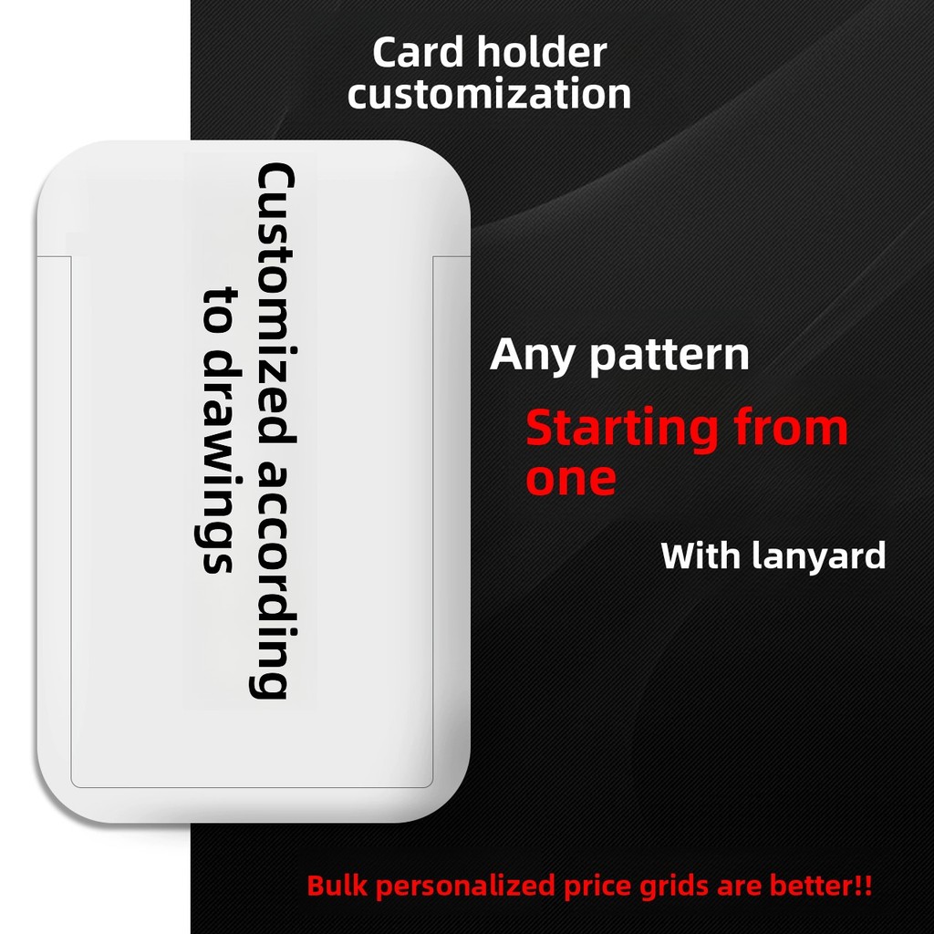 

Customize patterns and contact customer service 3D Credential Holder Keychains Pass Card Credit Card Holder Keychain Wholesale