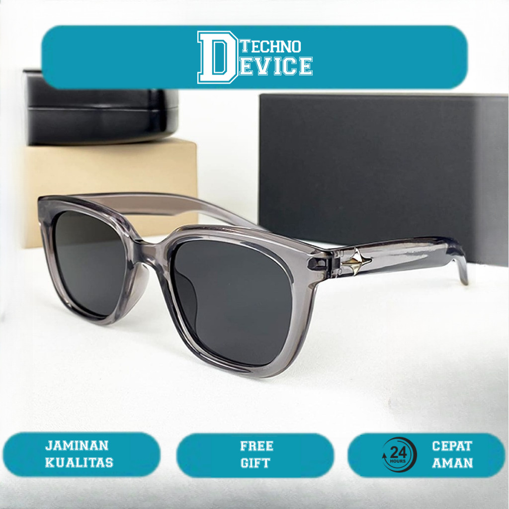 [Paket Kotak & Lap] Kacamata Hitam Uv400 Kacamata Wanita/Pria Sunglasses Korean Ins Fashion eyewear 