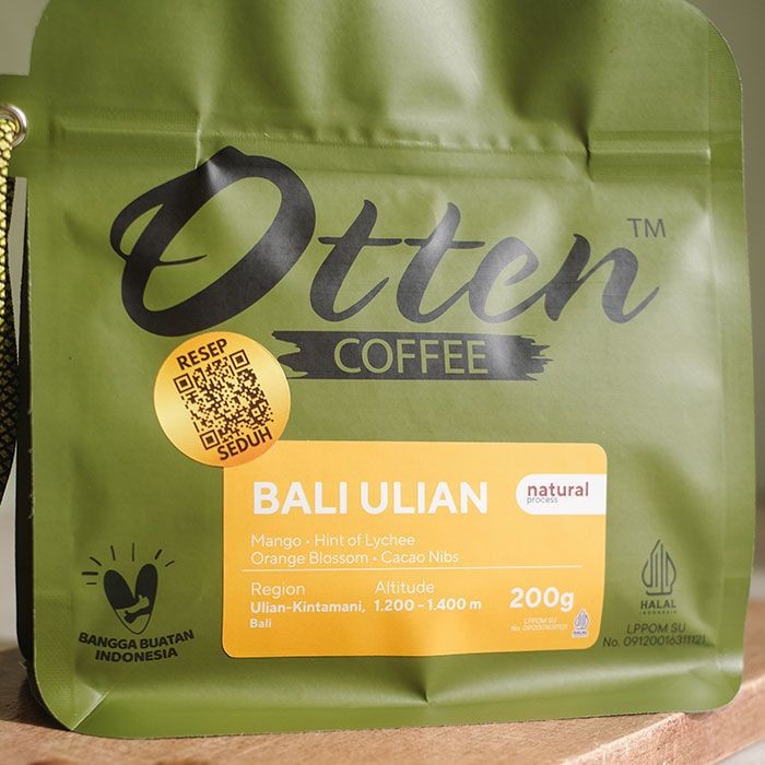 

JAMIN MURAH !!!Kopi Arabica Bali Ulian Natural 200g - Biji / Bubuk Kopi Otten Coffee(BISA LANGSUNG ORDER)