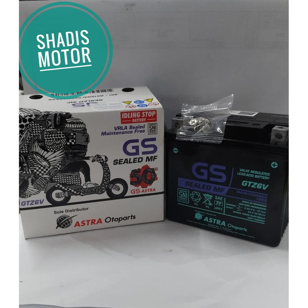 AKI GS Astra  GTZ6V GTZ7S Vario 125 Vario 150
