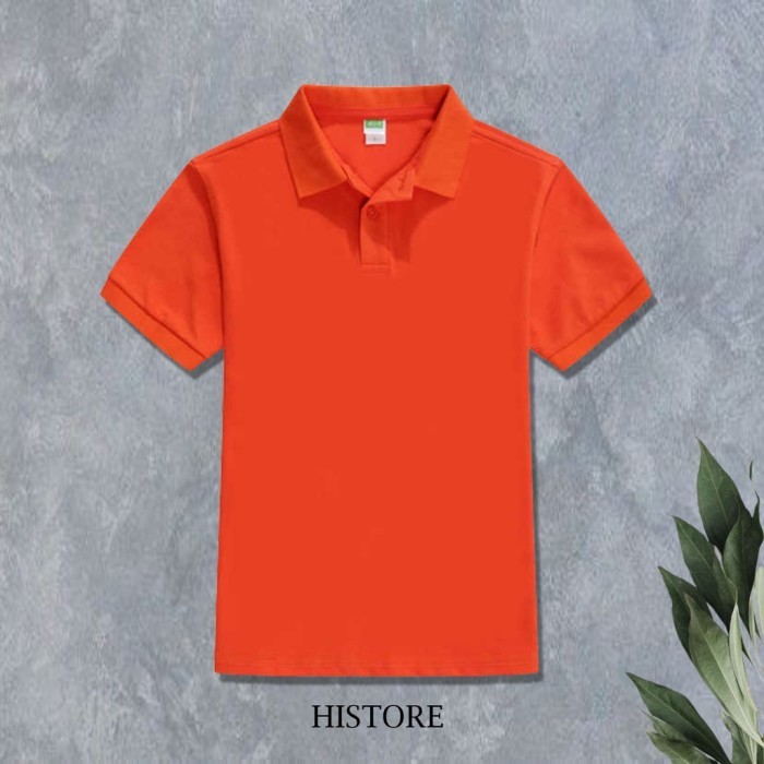 ✨LARIS✨ -Baju kaos kerah polos anak / Baju polo anak - Merah, XL