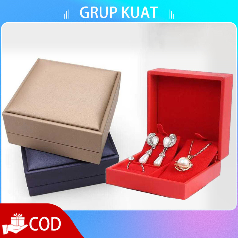 Box Jewelry Perhiasan Box Perhiasan Emas Kotak Perhiasan Emas 1 Set  Jewelry Gift Box Kotak Set Perh