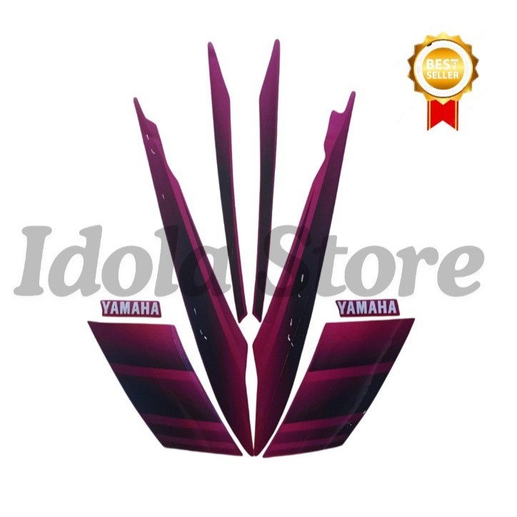 Stiker Striping Mio Soul GT 2011 Ungu List Stiker Standar Mio Soul GT 2011 Mio Soul GT 2011