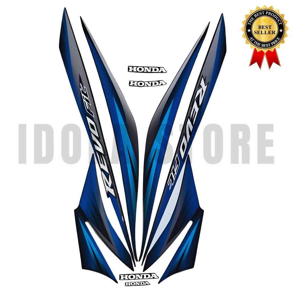 Striping Stiker List Body Standar Motor Honda Revo Fit 2012 Standar List Stiker Motor Revo Fit 2012