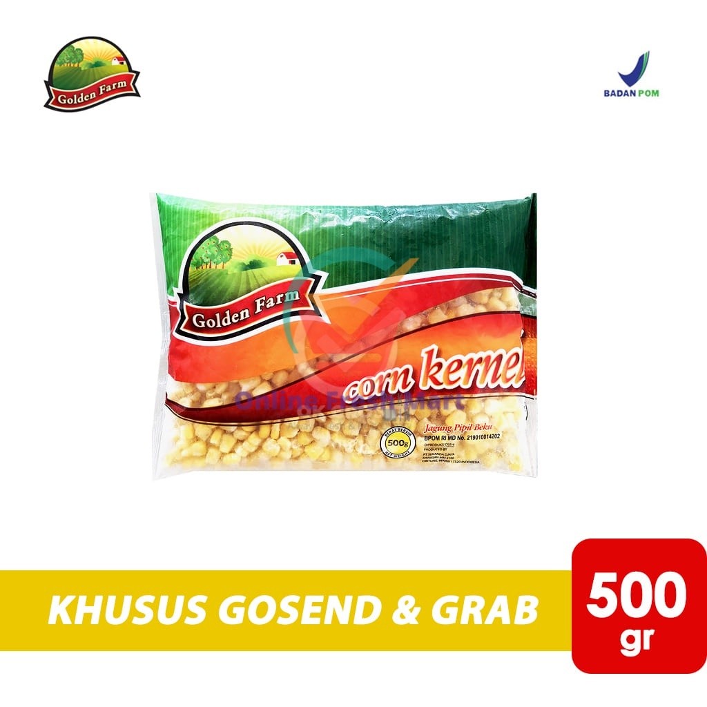 

Golden Farm Corn Kernel / Jagung Pipil Beku (500 gr) KHUSUS INSTANT - Online Fresh Mart Denpasar