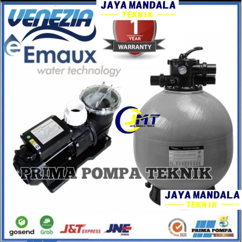 paket Filter air kolam renang 1 hp Paket kolam renang 1 hp Filter kolam renang venezia Stp 100 plus 