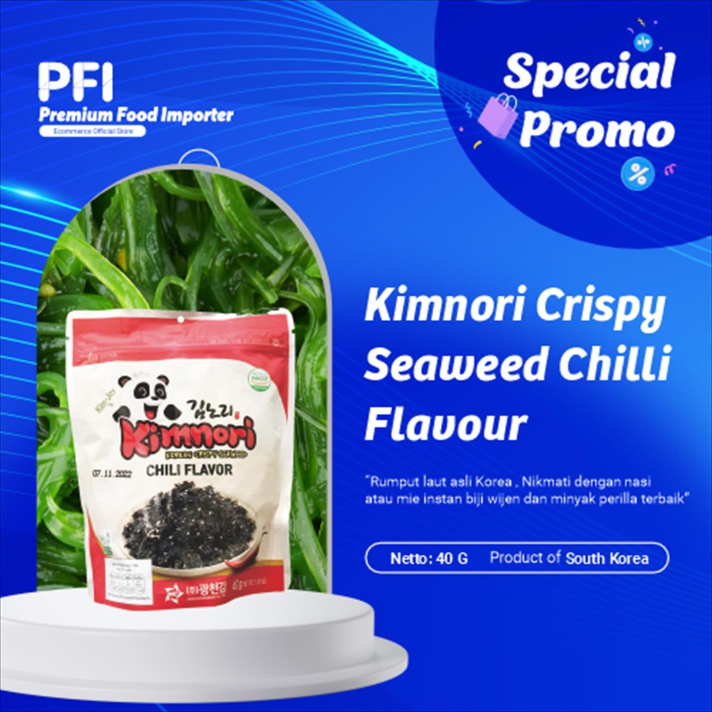 

Kimnori Korean Cripsy Seaweed Chilli Flavour 40gr