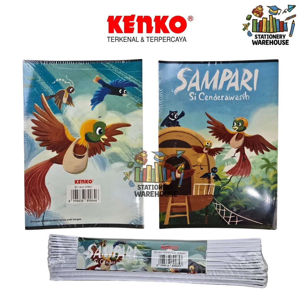 

BUKU TULIS BOXY 38 Lembar BT-1825-36SPR SAMPARI Si Cenderawasih Catatan Bergaris Ruled Notebook