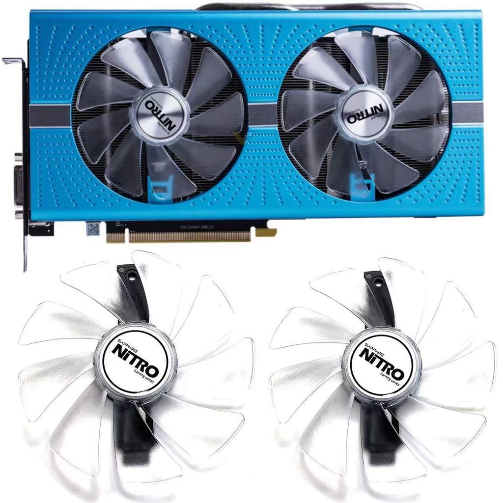 New 95MM CF1015H12D GPU Fan for Sapphire Nitro RX590 RX580 8G Overclocking RX480 8G RX570 4G RX 470 