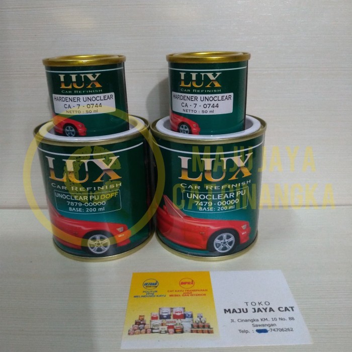 pernis lux PU ukuran mini 250ml [ doff / gloss ]