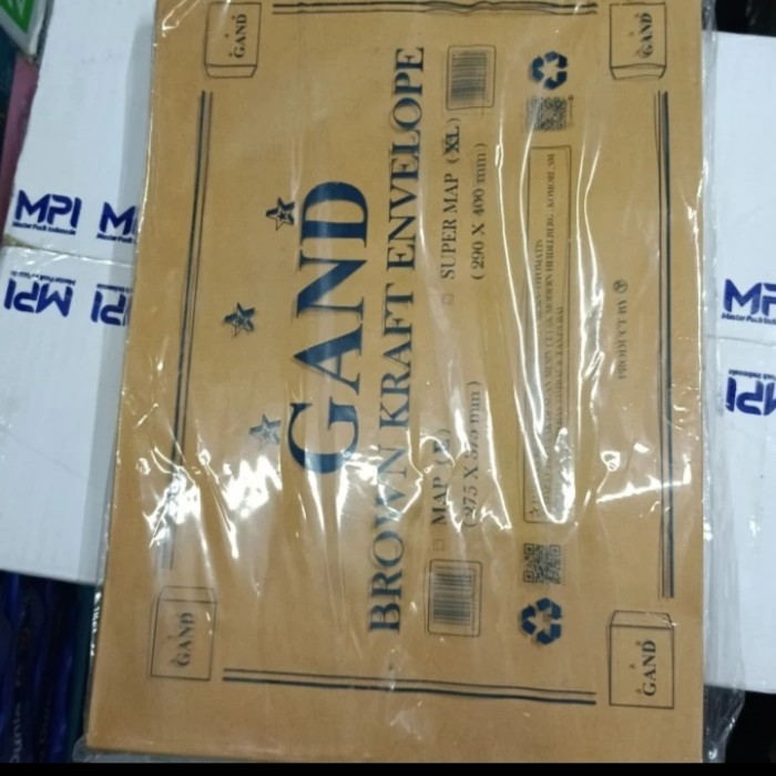

amplop coklat seal/lem UK.map / 275x375mm/100 lembar