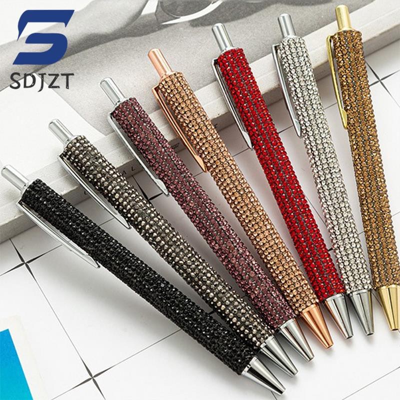 

1PC 0.5mm Glitter Sequin Crystal Pen Black Refill Ballpoint Pen Office Stationery Gel Pen Student Writing Tools Office Supplies